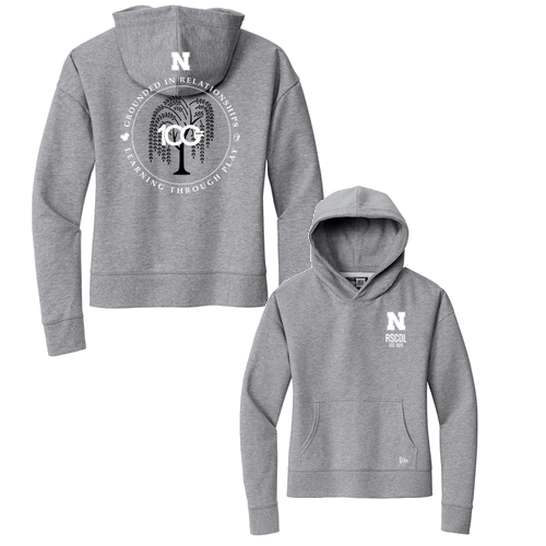 Ladies Adult 100 Years Hoodie -- Athletic Heather