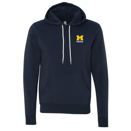 M Police Mens/Unisex Bella Canvas Sponge Fleece Hoodie -- Navy