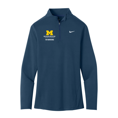 Ladies Nike Dri-FIT Stride 1/2-Zip -- Navy