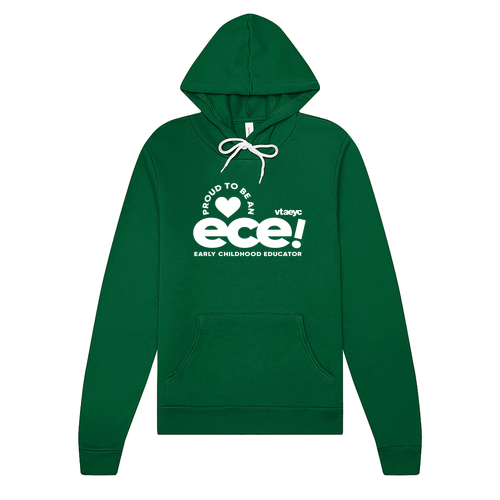 BELLA + CANVAS Sponge Fleece Hoodie -- Kelly