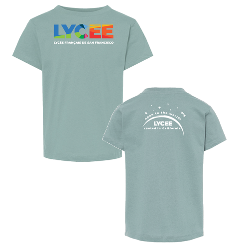 Toddler BELLA+CANVAS Short Sleeve Tee -- Dusty Blue