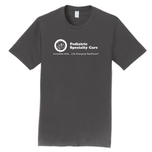Port and Company Tee (Front Print Only) -- Charcoal