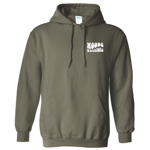 Gildan Heavy Blend Hooded Sweatshirt -- Military Green