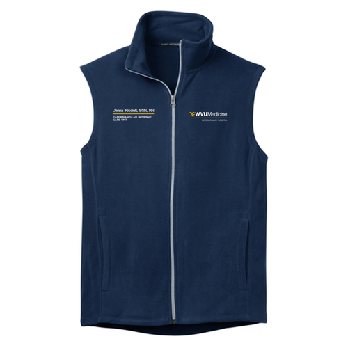Port Authority Microfleece Vest -- True Navy