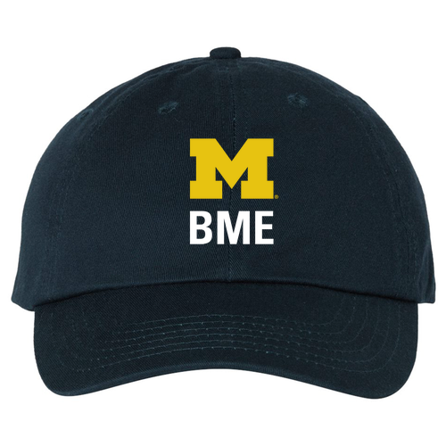 Valucap Bio-Washed Unstructured Dad Hat -- Navy