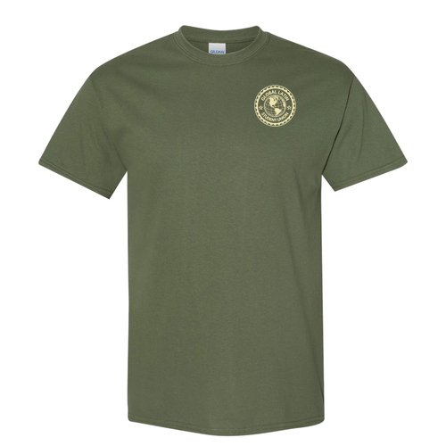 GLSU T-Shirt -- Military Green (Gildan Heavy Cotton Basic T-Shirt)
