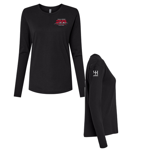 Next Level Women's Cotton Relaxed Long Sleeve T-Shirt -- Black