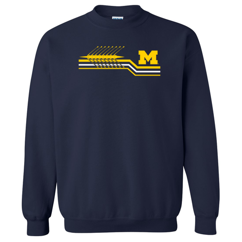 Mens/Unisex Gildan Heavy Blend Crewneck Sweatshirt -- Navy