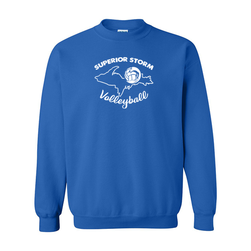 Gildan Heavy Blend Crew Neck Sweatshirt -- Royal