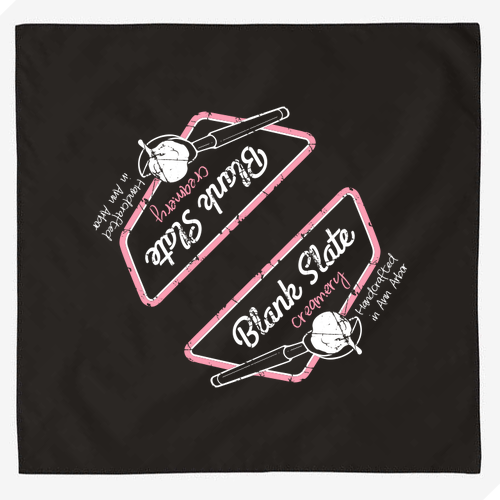 Augusta 21.5x 21.5 Bandana -- Black