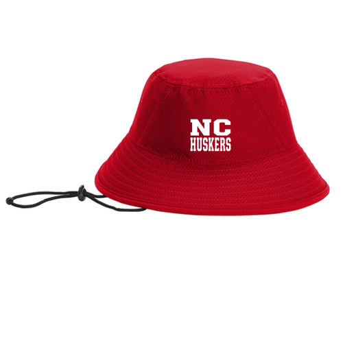 New Era Hex Era Bucket Hat -- Scarlet