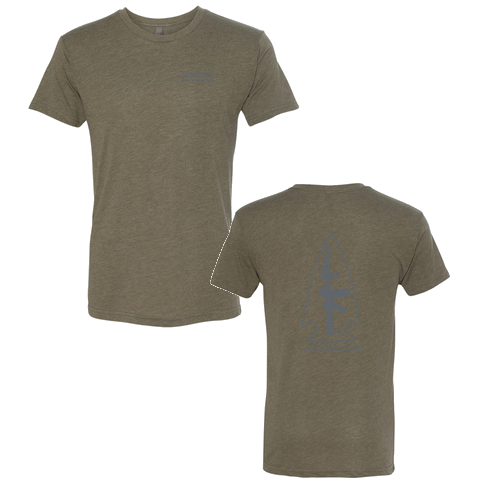 Next Level Mens TriBlend Tee -- Military Green