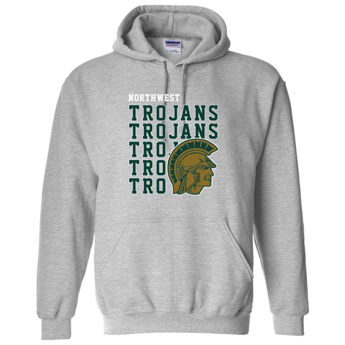 Gildan Heavy Blend Hooded Sweatshirt -- Sport Grey