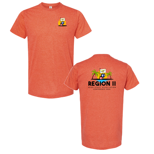 Tultex Unisex Ultra Blend Tee -- Heather Orange