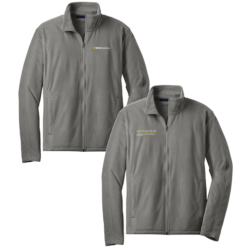 Port Authority Microfleece Jacket -- Pearl Grey