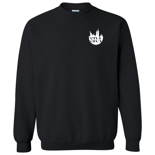 Gildan Heavy Blend Crew Neck Sweatshirt -- Black