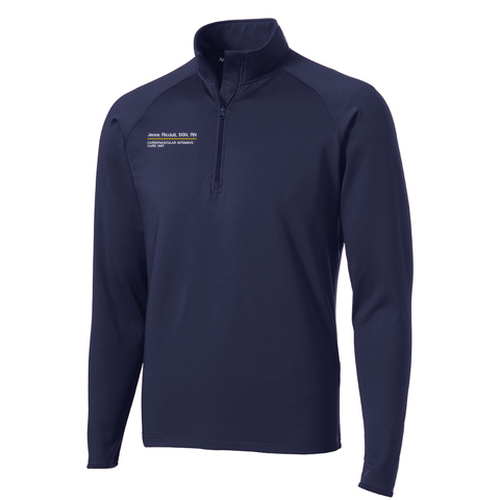 Sport Tek Sport Wick Stretch Half Zip Pullover -- True Navy