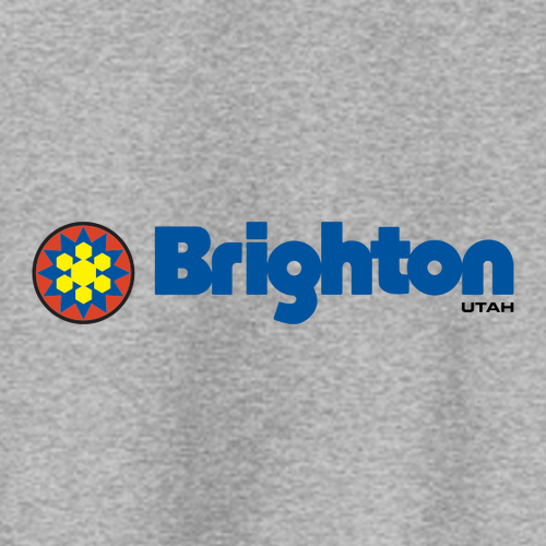 Brighton Logo 1 Full color -- Crewneck Sweatshirt Athletic Heather