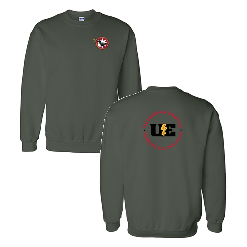 Gildan DryBlend Crew Neck Sweatshirt -- Forest Green