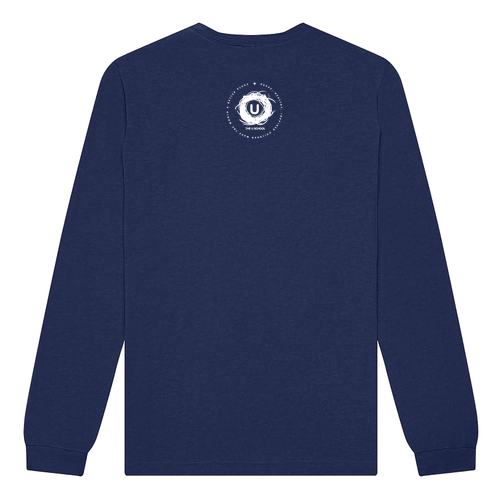 Mens/Unisex Bella Canvas Unisex Triblend Long Sleeve Tee -- Navy
