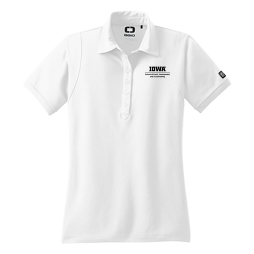 Embroidered Ogio Jewel Polo -- Bright White