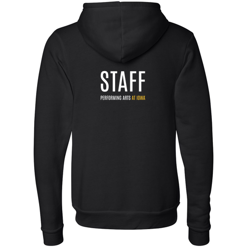 Bella Canvas Triblend Sponge Fleece Full-Zip Hoodie -- Solid Black TriBlend