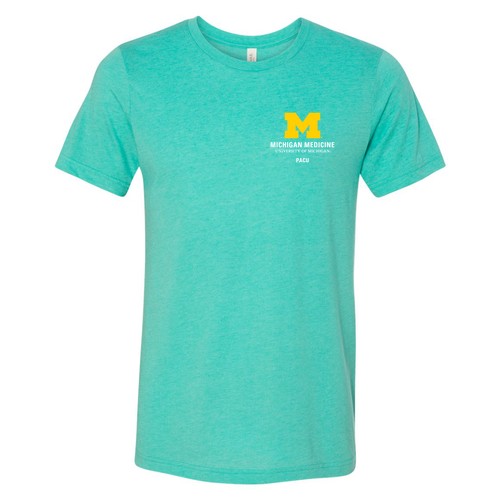 PACU Mens/Unisex Bella Canvas Triblend Short Sleeve T-Shirt -- Sea Green