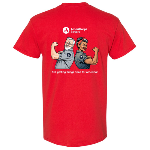 Gildan Heavy Cotton Basic T-Shirt -- Red