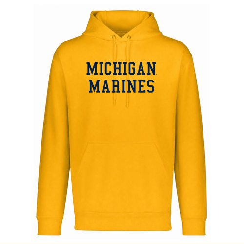 Fleece Hooded Sweatshirt -- Gold