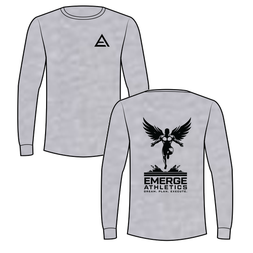 Jerzees Dri-Power Active Adult Longsleeve Tee -- Athletic Heather