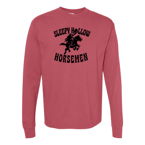 Comfort Colors Ringspun Long Sleeve Tee -- Crimson