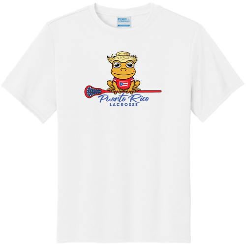 Youth Quique Performance Tee -- White