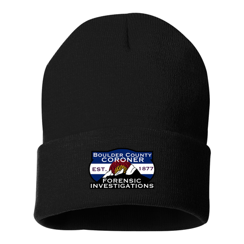 Sportsman Solid 12" Cuffed Beanie -- Black