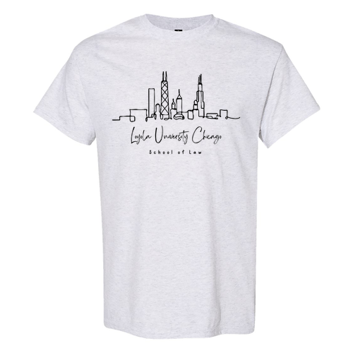 Chicago Skyline T-Shirt -- Ash