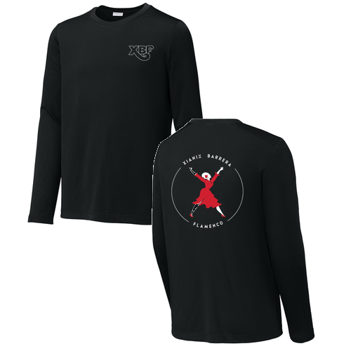 XBF Youth Performance Long Sleeve Tee -- Black