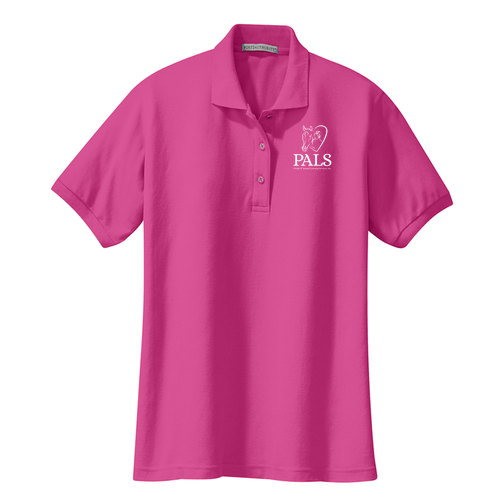 Port Authority Ladies Silk Touch Sport Shirt. -- Tropical Pink