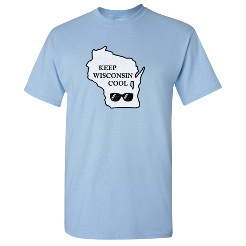 Gildan Heavy Cotton Basic T-Shirt -- Light Blue