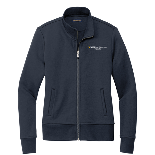 Brooks Brothers Women's Double-Knit Full-Zip -- Night Navy