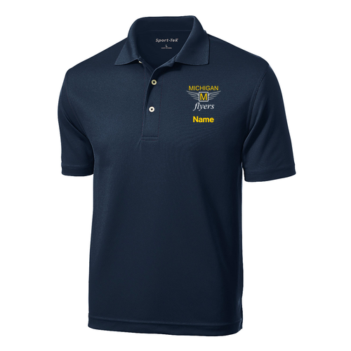 Sport Tek Dri Mesh Sport Shirt -- Navy