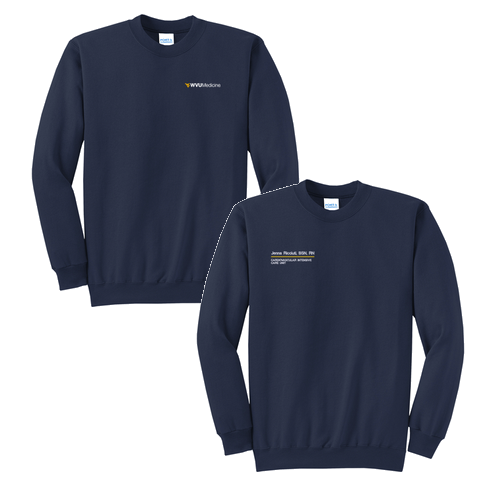 Port and Company Classic Crewneck Sweatshirt -- Navy