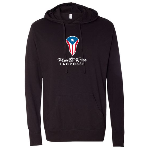 Lightweight Pullover Hoodie -- Black