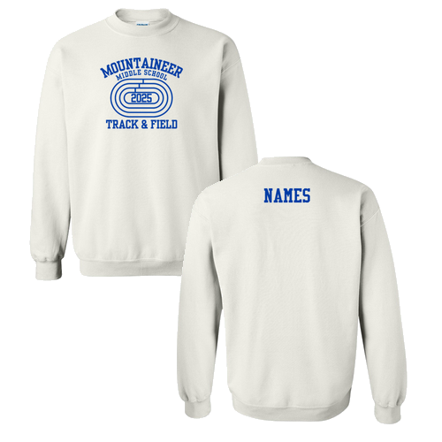 Gildan Heavy Blend Crew Neck Sweatshirt -- White