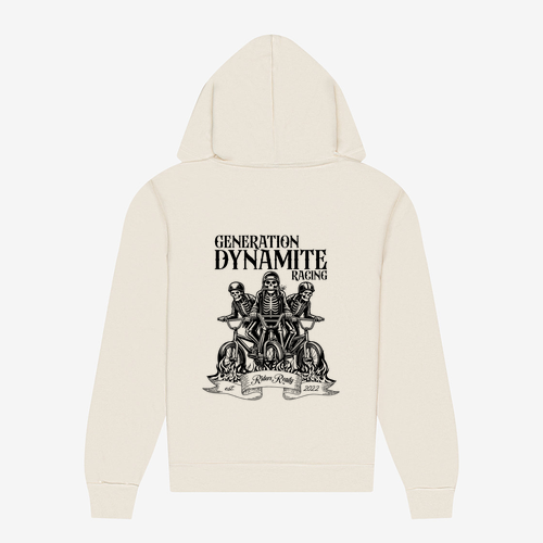 Bella Canvas Youth Sponge Fleece Hooded Sweatshirt -- Natural