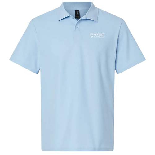 Gildan DryBlend Double Pique Sport Shirts -- Light Blue