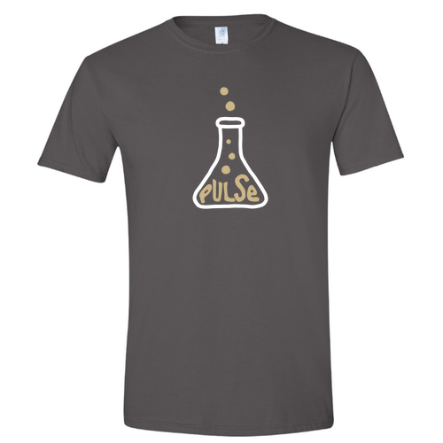 Gildan SoftStyle Pulse Flask Design T-Shirt -- Charcoal