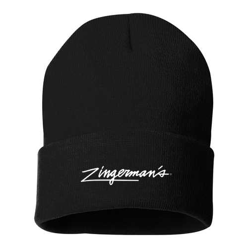 Sportsman Solid Soft 12" Cuffed Beanie -- Black