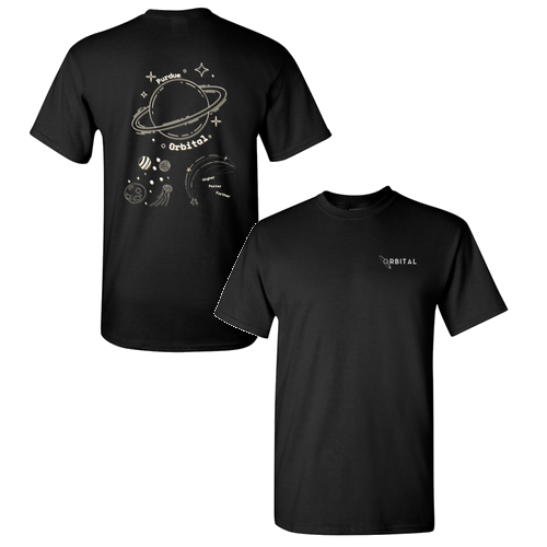 Gildan Heavy Cotton Black T-Shirt 1