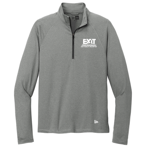 New Era Power 1/2-Zip -- Shadow Grey Heather