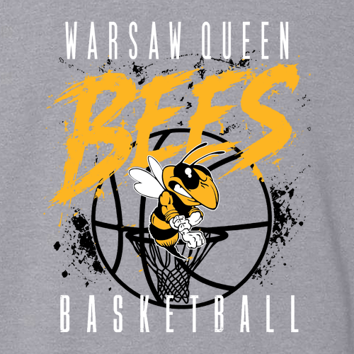 Queen Bees Gildan Ultra Cotton T-Shirt -- Sport Grey