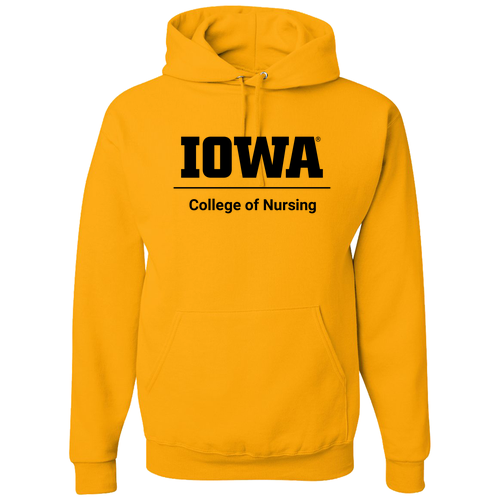 Jerzees 8 oz 50/50 Nublend Adult Hooded Sweatshirt -- Gold